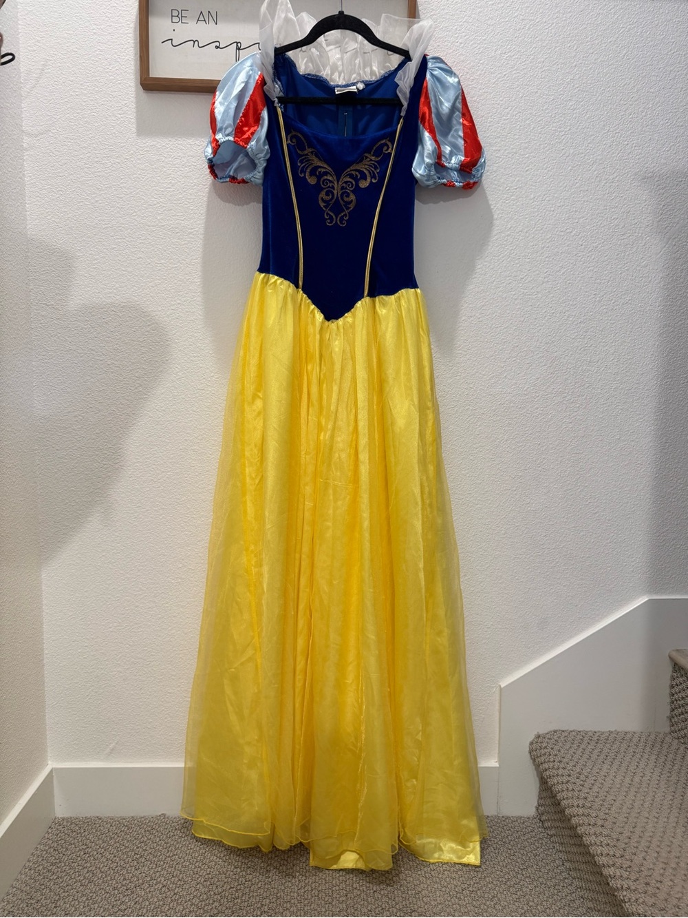 Leg Avenue Classic Snow White Costume w/ blue velvet-feel bodice
